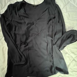Banana republic navy blue blouse